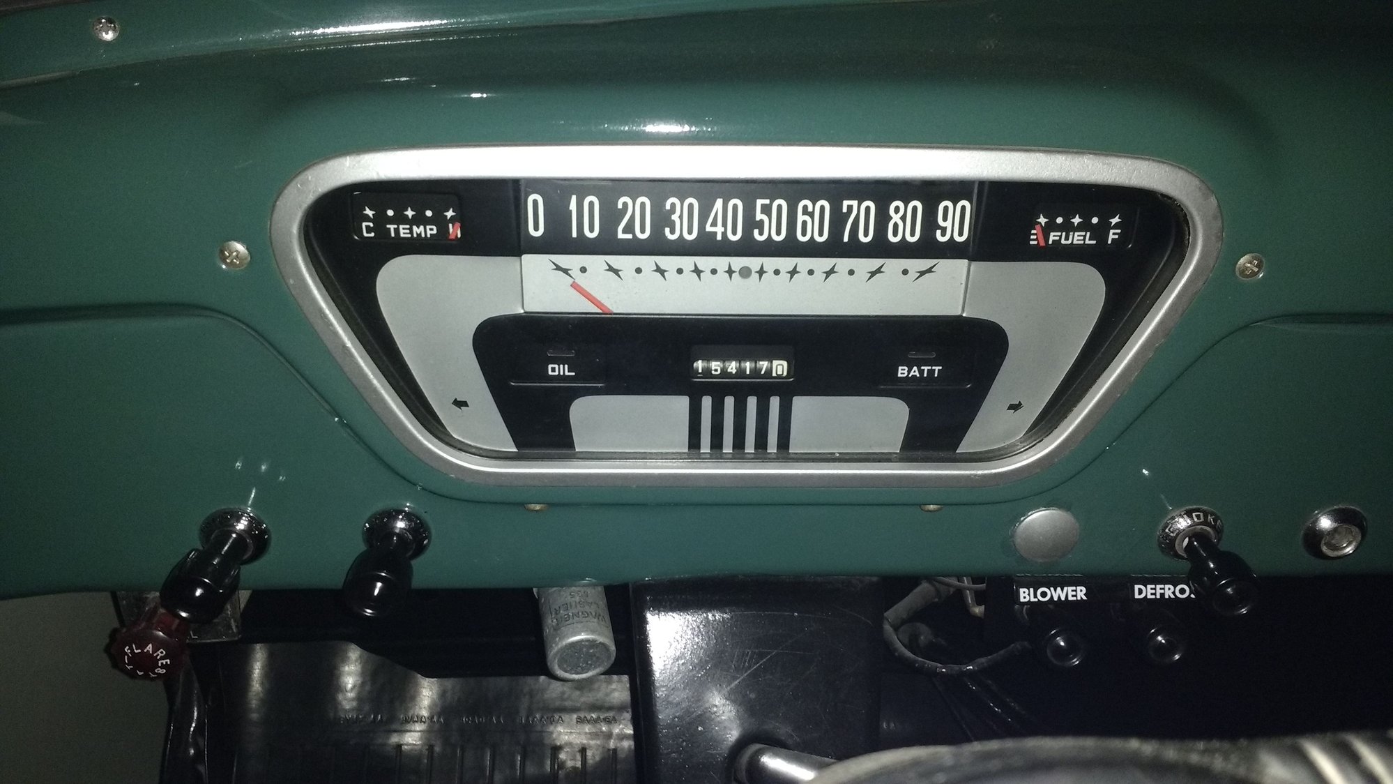 53 F100 original instrument cluster disassembly instructions Ford