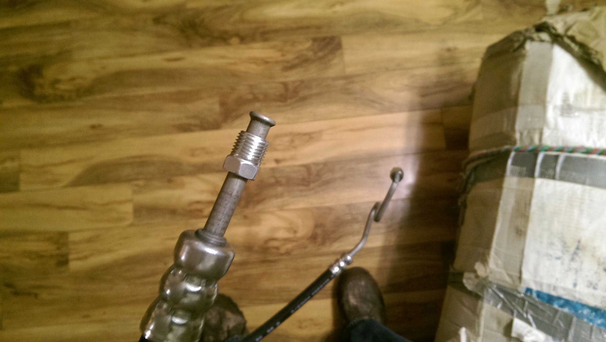 Power steering pressure hose Part # size ??? - Ford Truck Enthusiasts