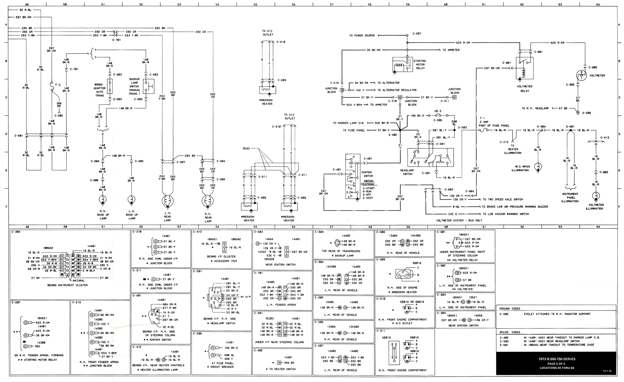 1973 Ford F500-F750 Electrical Wiring Diagrams - Ford Truck Enthusiasts