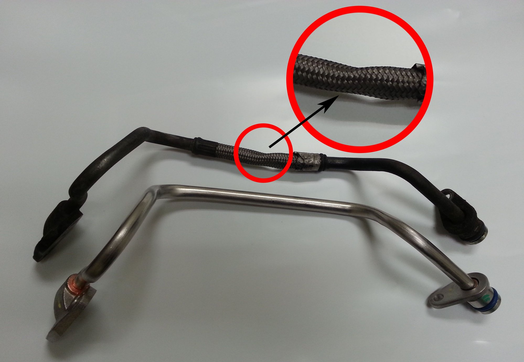 turbo oil feed line Ford Truck Enthusiasts Forums