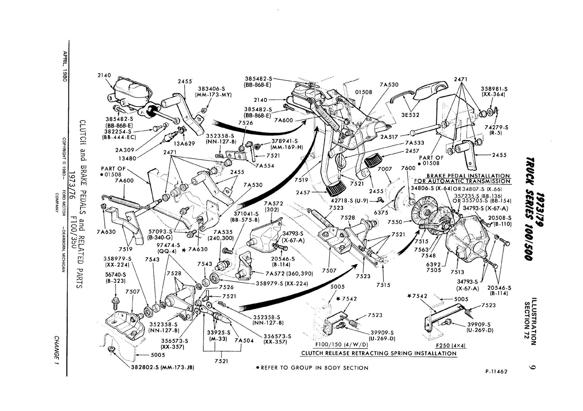 Auto brake pedal assembly Ford Truck Enthusiasts Forums