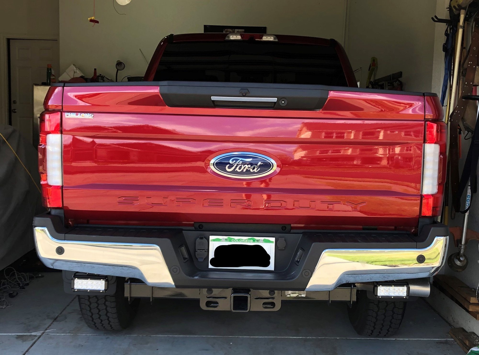 Added auxiliary Reverse lights to rear bumper, with pics Ford Truck