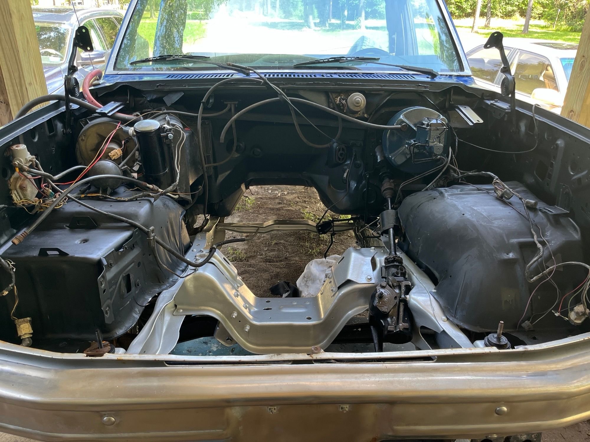 engine compartment ready.