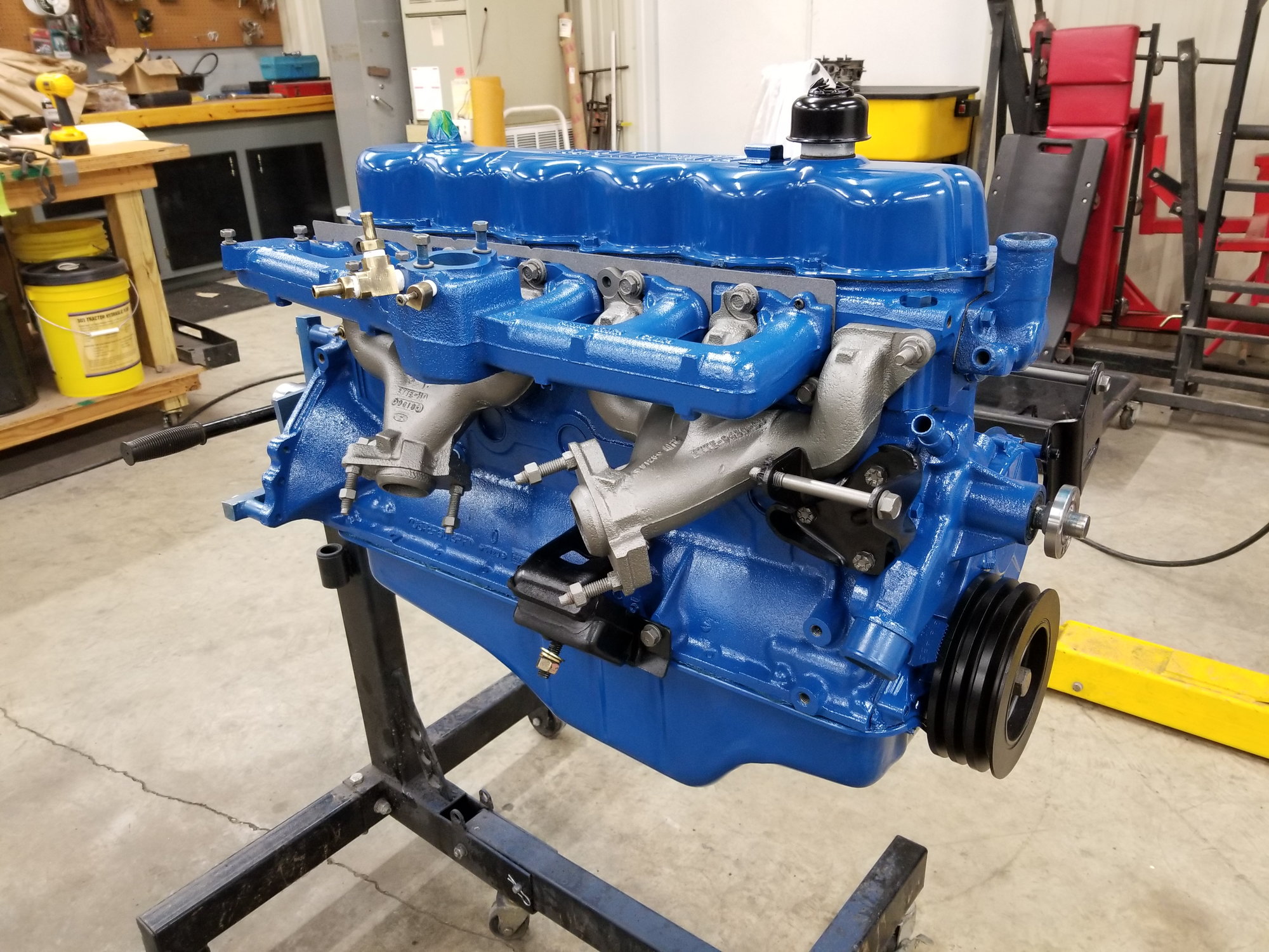 300 Ford Six Drag Race Engine Pics