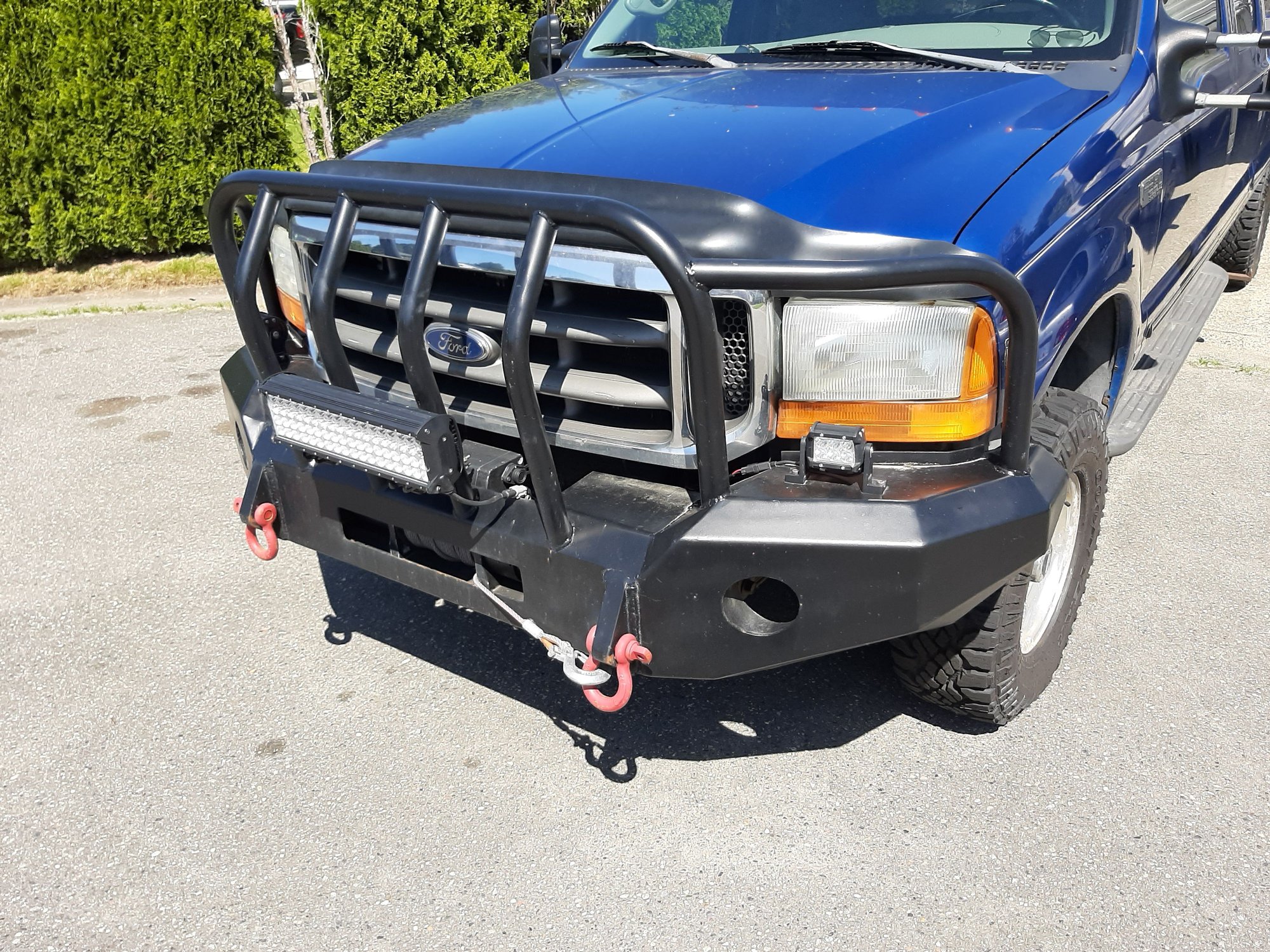 Had a buddy of mine weld this up. Very heavy used a bobcat to lift it into place.