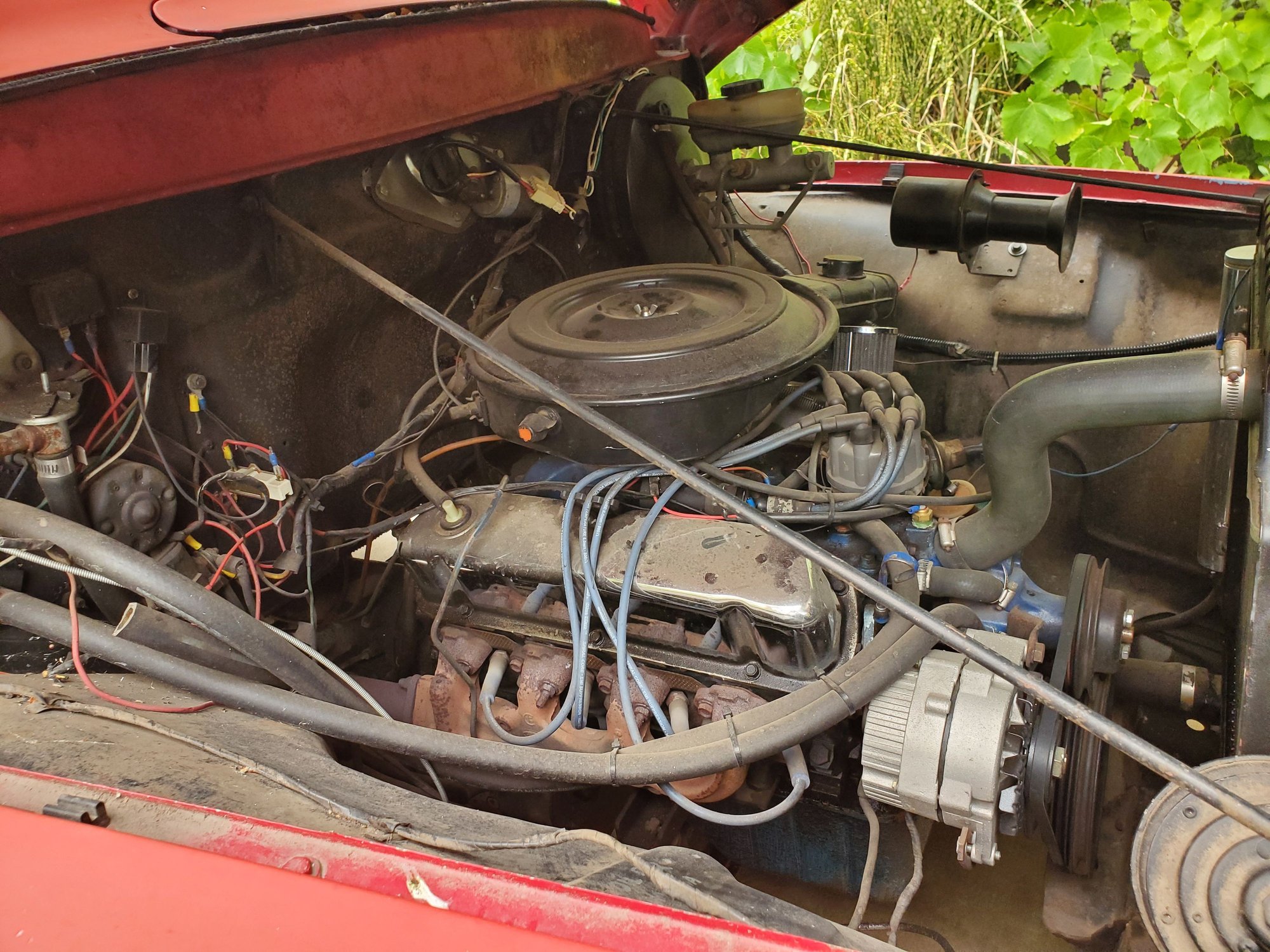 1956 Ford F-100 - 1956 FORD F100 Pickup Truck   Mostly Stock, 302 V8 from a Torino  C4 Automatic, Dana 60 - Used - VIN F10D6R-15488 - 8 cyl - 2WD - Automatic - Truck - Red - Eugene, OR 97405, United States