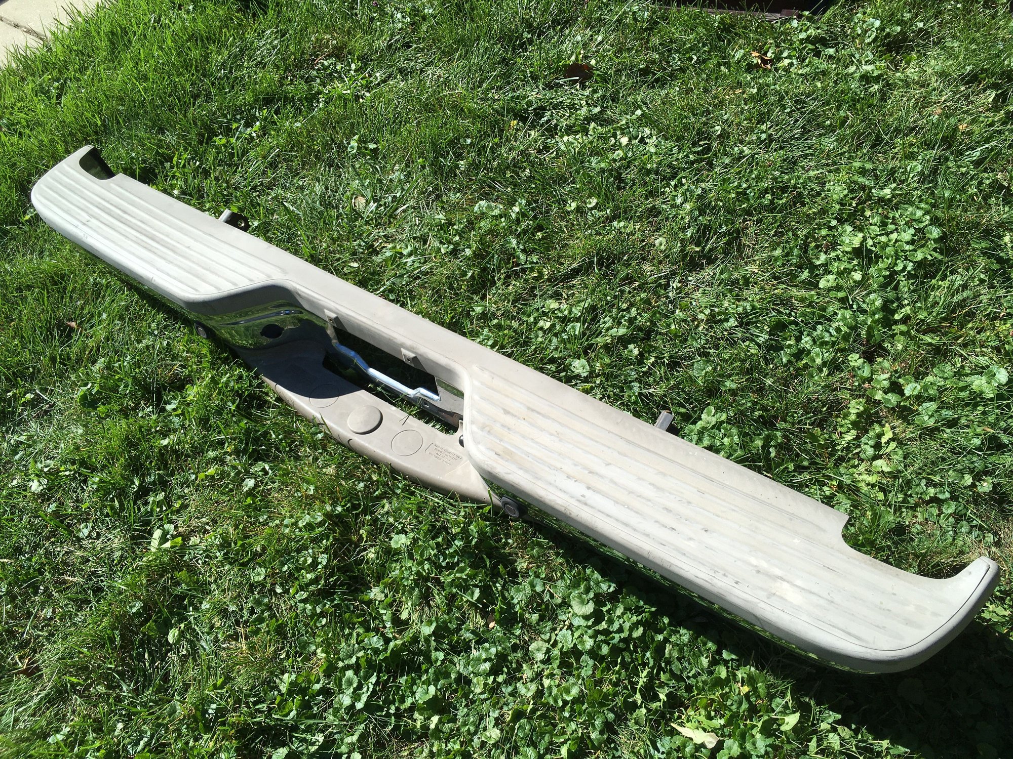 2001 Ford Excursion - Factory rear bumper with backup sensor holes (2 sensors and harness) - Exterior Body Parts - $400 - Milwaukee, WI 53213, United States