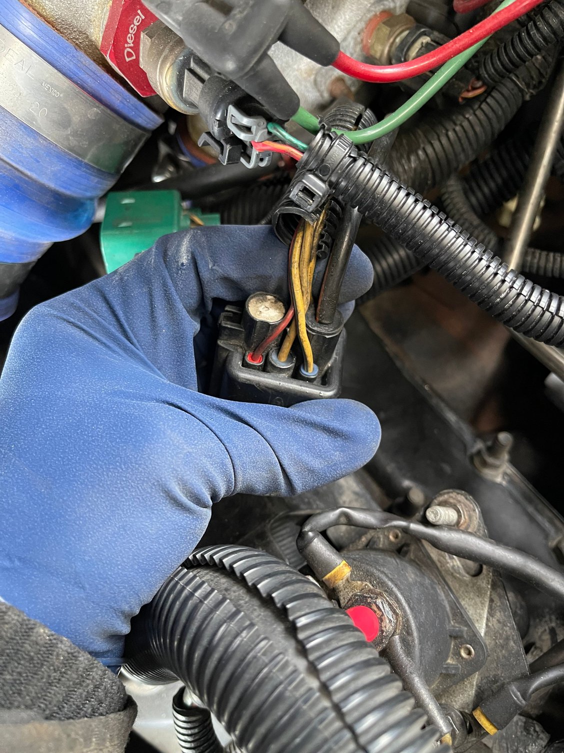 Intermittent Glow Plug Circuit DTC for cylinder 2,4,6 and 8 Ford