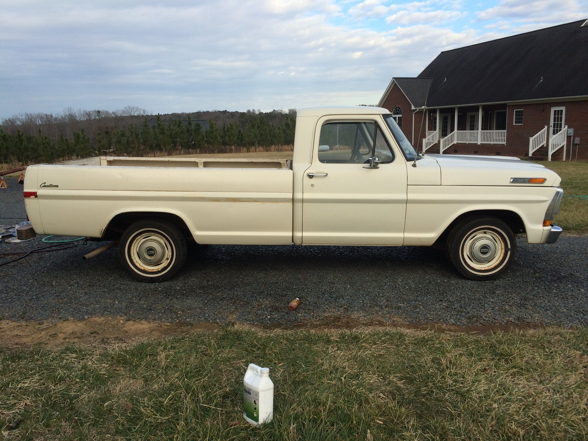 1971 Ford F-100 - 1971 F100 - Used - VIN F100197119734447A - 8 cyl - 2WD - Manual - Truck - White - Albemarle, NC 28001, United States