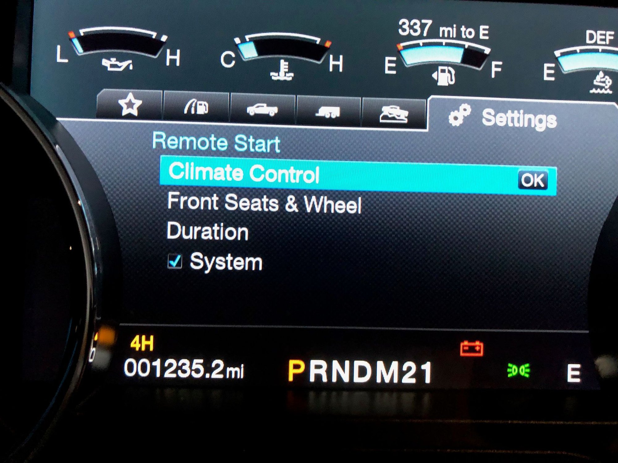 remote start and climate control help Ford Truck Enthusiasts Forums
