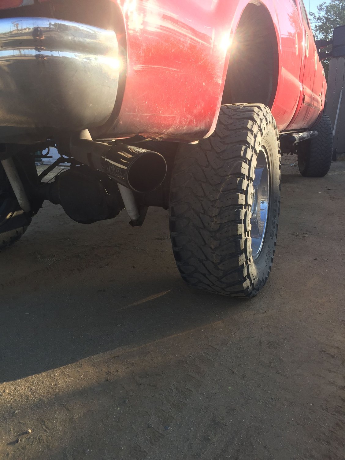 01' F-250 wearing inside of rear tire??? - Ford Truck Enthusiasts Forums