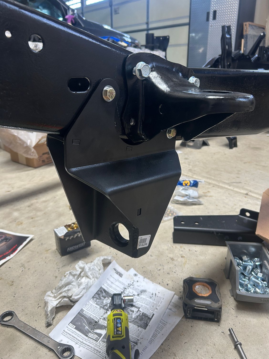 new drop radius arm brackets