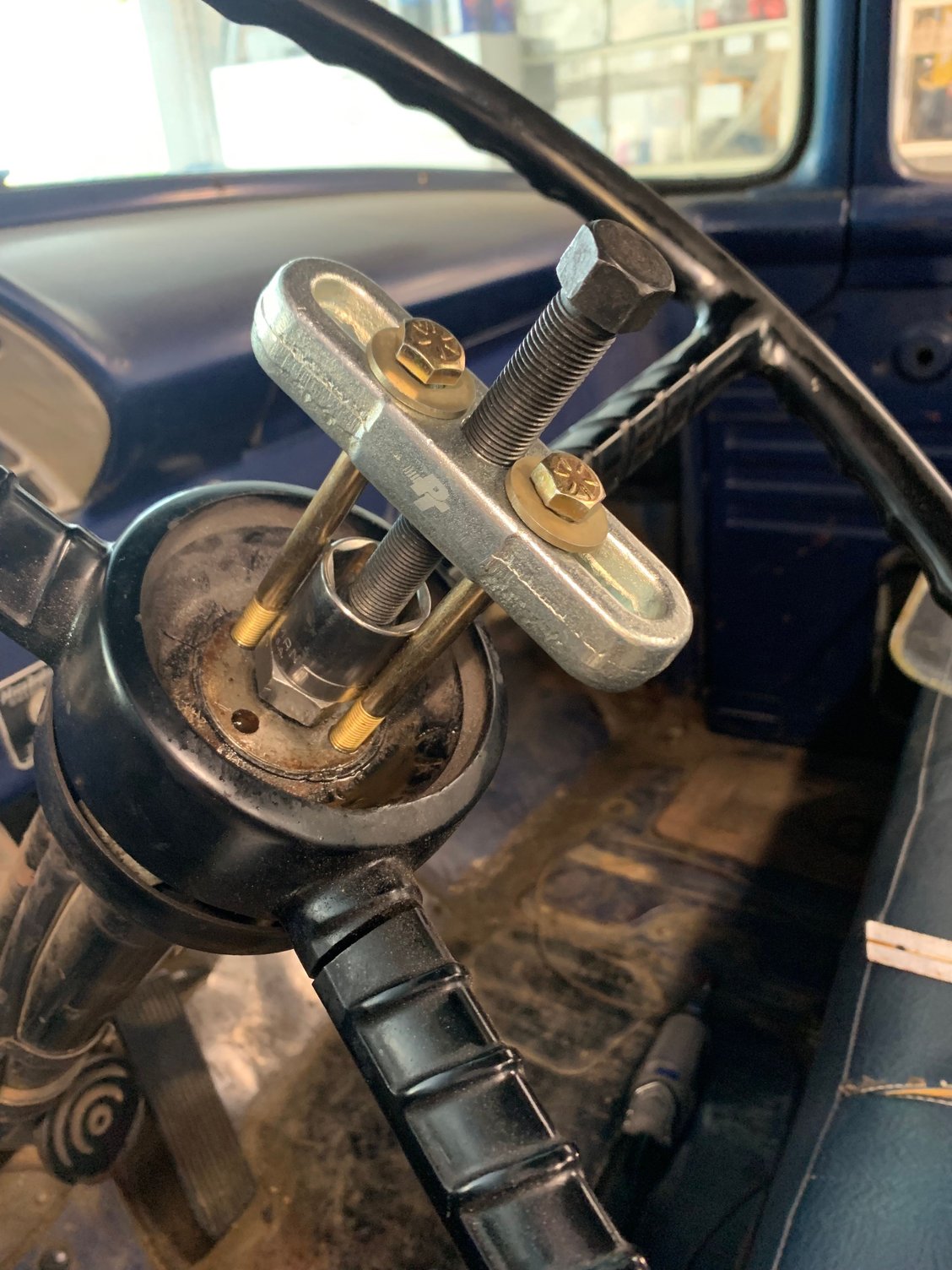 Steering wheel removal Ford Truck Enthusiasts Forums
