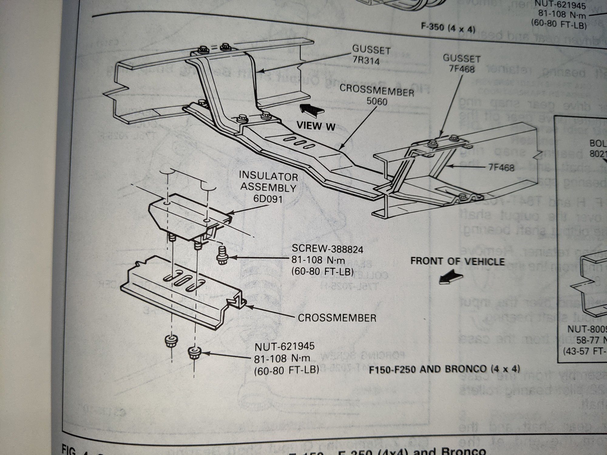 Trans Mount Bolt Broke Ford Truck Enthusiasts Forums