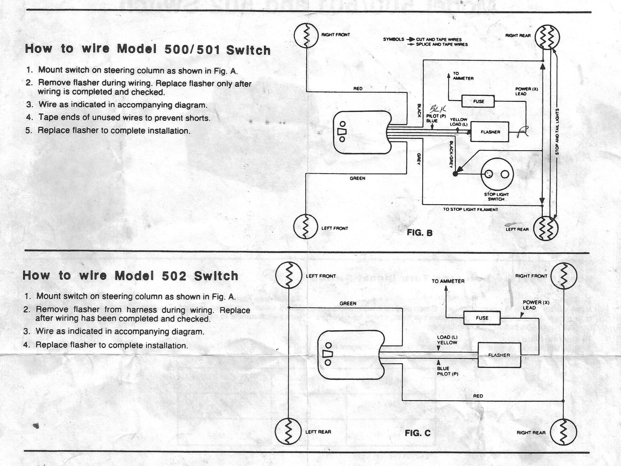 1950 F3 Turn Signal Switch and wiring - Ford Truck Enthusiasts Forums