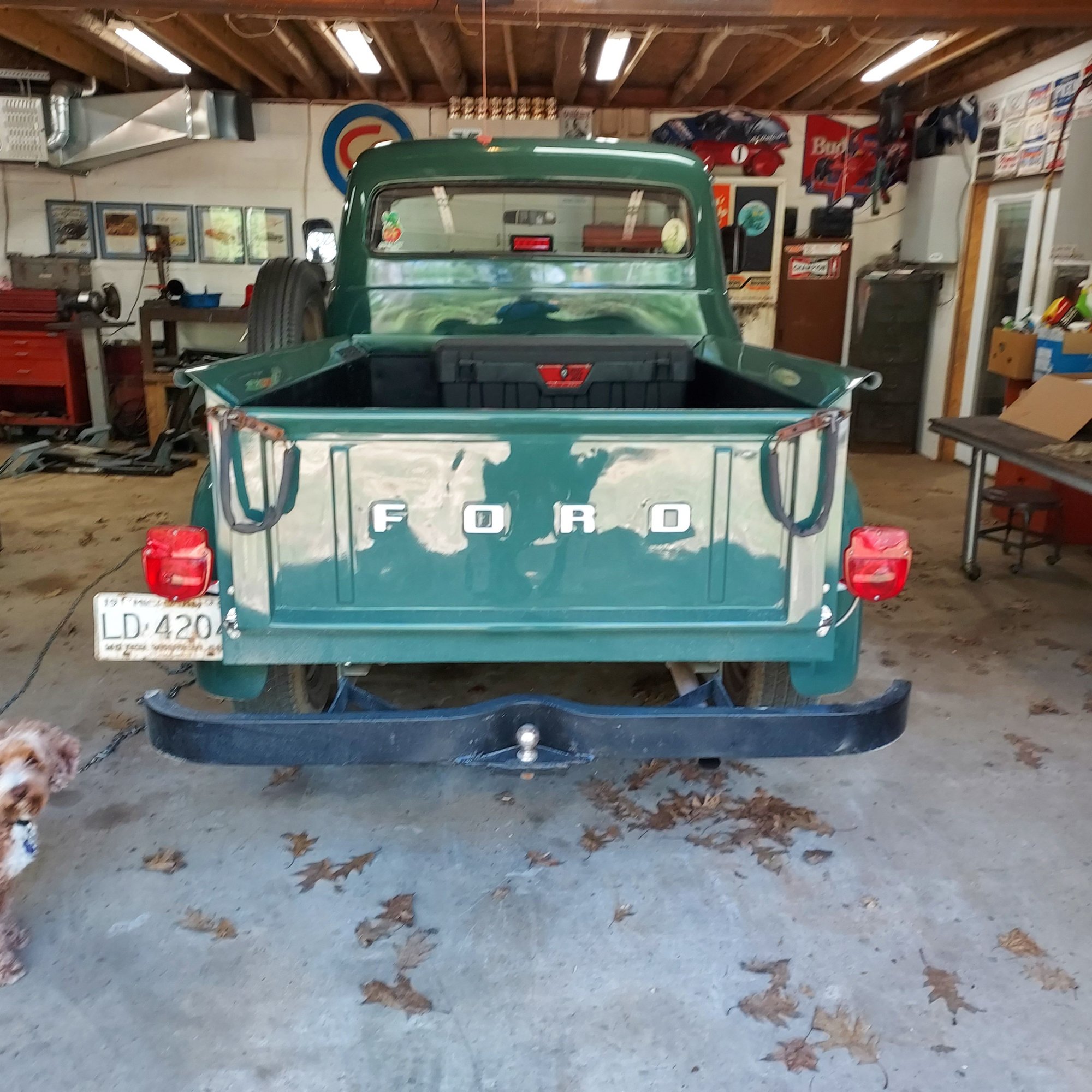 actually if I moved my bracket to rear looks like tailgate would hit it when down.