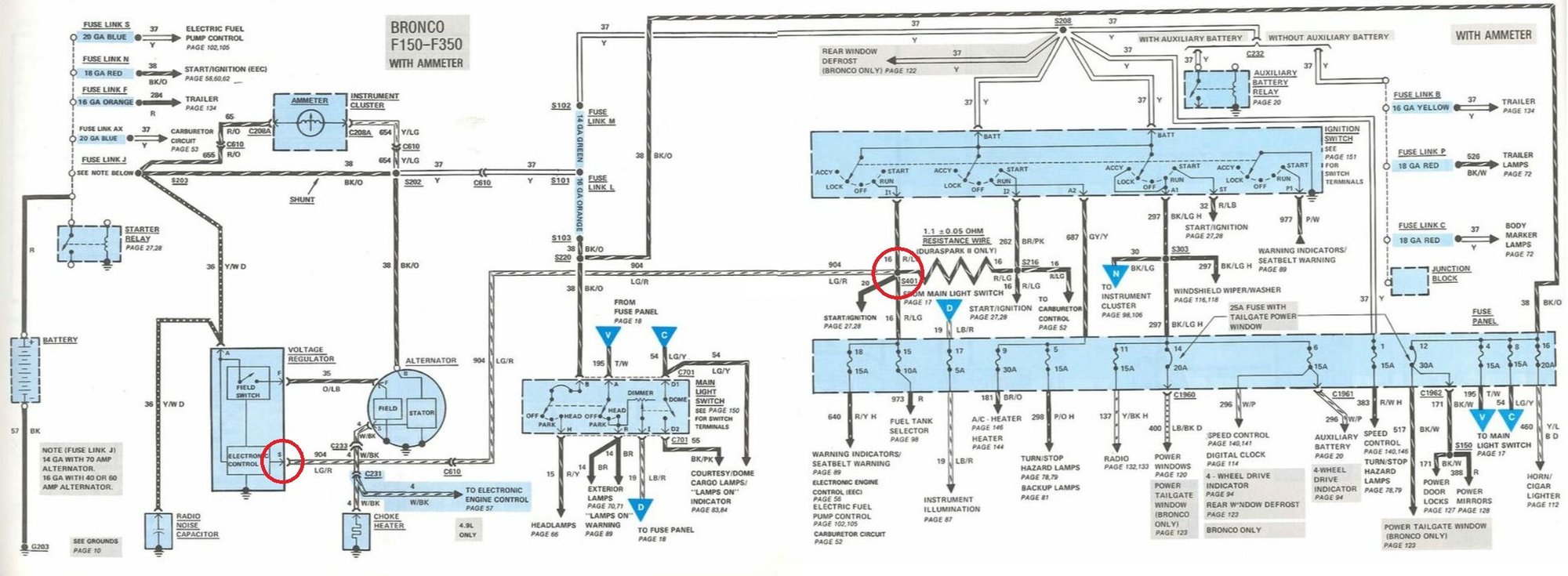 Relocate Voltage Regulator Sense Wire? Ford Truck Enthusiasts Forums