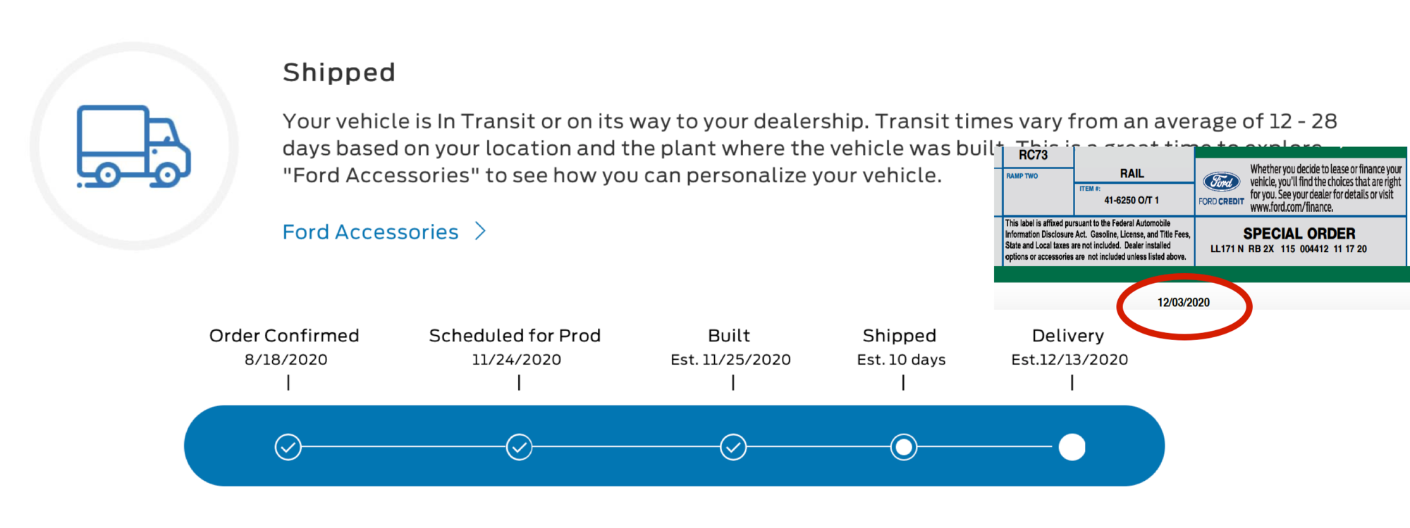 2021 Ford Super Duty Order Tracking Thread. Please NO Off Topic - Page