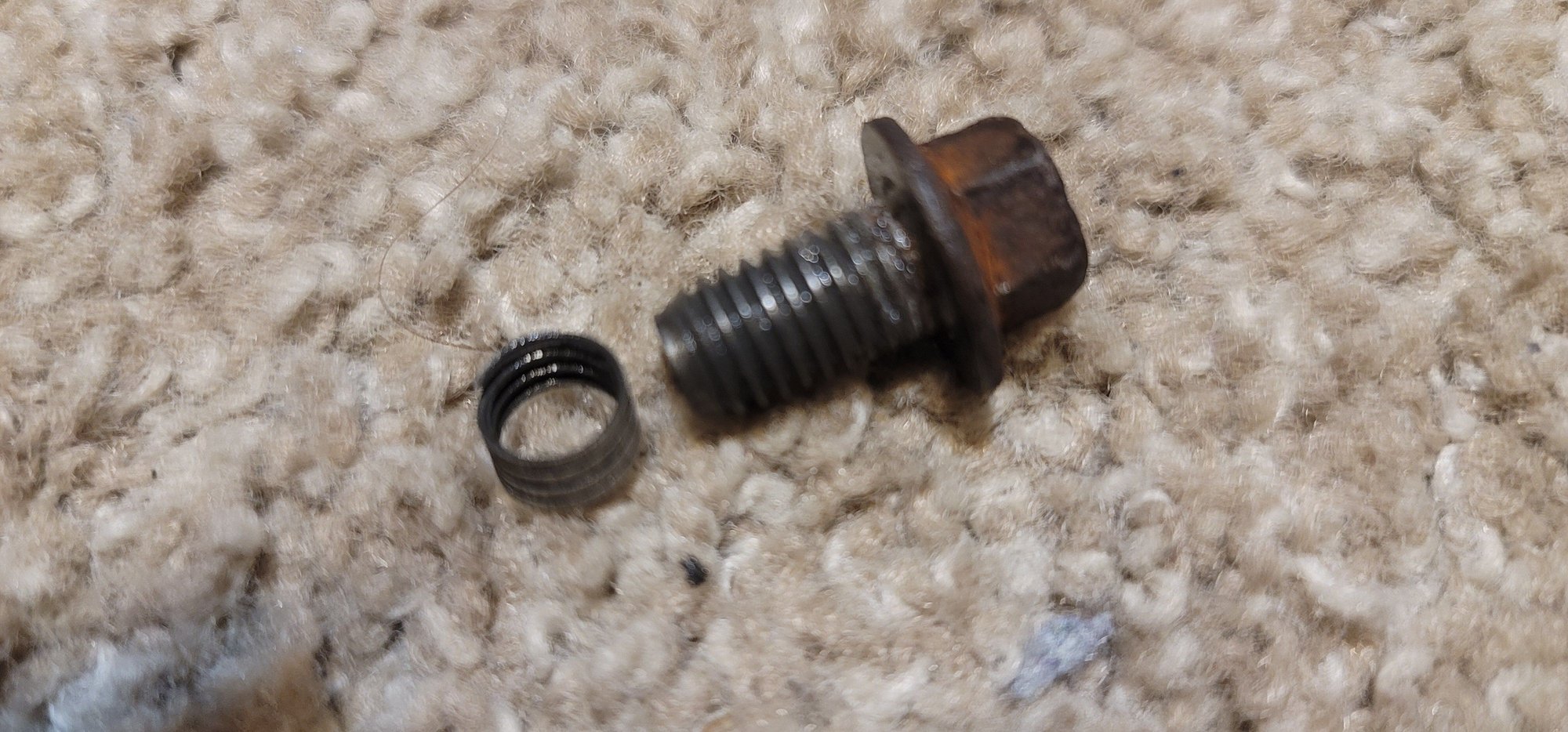 e350 transmission pan bolts pulled threads out Ford Truck Enthusiasts Forums