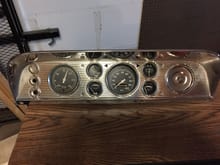 First cluster I bought, after re-chroming. Original gauges.