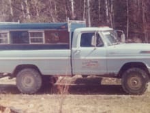 This is the truck in 1972 and it looked just like that 20 years ago when he sold it.  Yes, I will sell the Utility Bed and put a truck bed on it.  One step at a time. Big Smile!