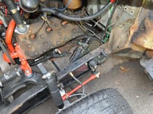 This gives you an excuse to clean things up and install a Toyota power steering box