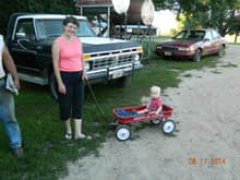 First wagon ride.