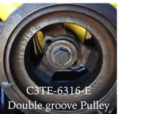 Double Groove Pully
