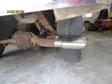 exhaust does hang lower than the IDI exhaust