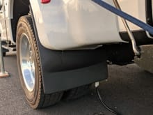 I also opted for WeatherTech Mud Flaps for the rear of the truck and was very pleased at how much they looked like the stock front Ford flaps... you'd hardly know the difference.