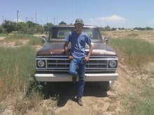 me and the truck. I was out on a test drive...