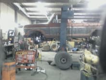 Rebuilding the front suspension and steering at the shop I work in.