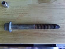 pointed bolt - thx Ford!