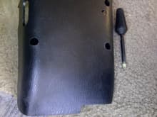 Bottom Steering Cover, 3 screws and tilt leaver.