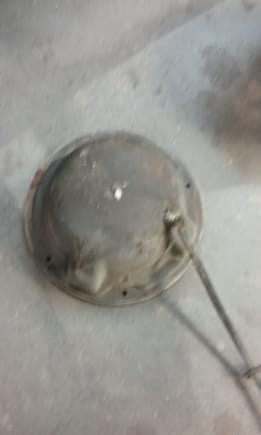Rear of headlight bucket