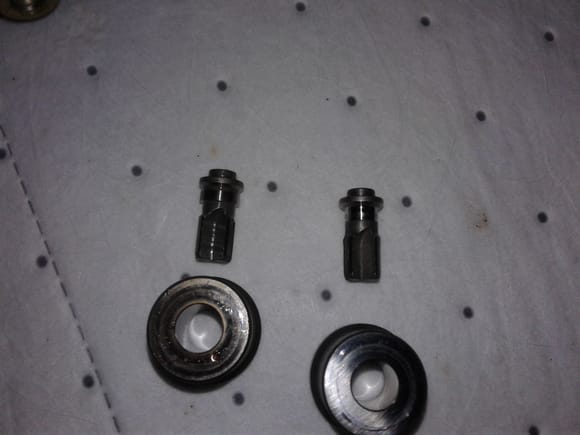 Stock 131 delivery valve before on left and after on right