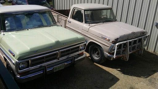 mine's the ugly tan one, the other is my dad's all original paint '72