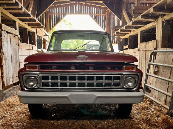 Not a barn find!  Found her at a classic car dealership but now she lives in my barn!