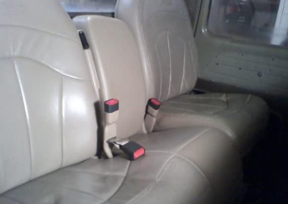 2001 Lariot bucket seats fit in after removing gas tank.