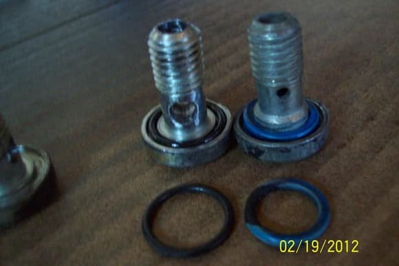 different style banjo bolts / New go 5/32