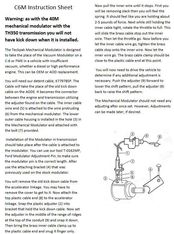 Vacuum source for C6 Transmission Ford Truck Enthusiasts Forums