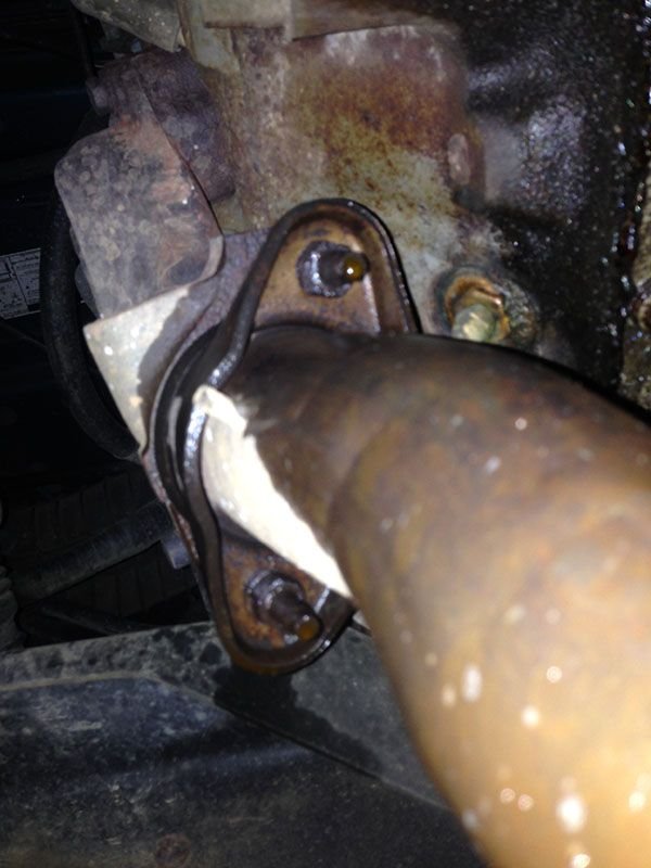 My 95. Bolts rusted on bad at Intake Manifold to exhaust connection