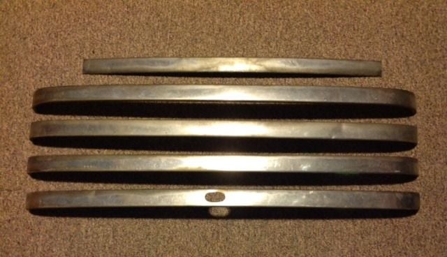 Exterior Body Parts - Vintage 1948-1950 Ford Truck Stainless Grille Bars - Used - 1948 to 1950 Ford F700 - 1948 to 1950 Ford F800 - Frederick, MD 21701, United States