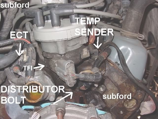 89 Bronco 302 Temp Sensor - Ford Truck Enthusiasts Forums 350 chevy vacuum advance diagram wiring schematic 