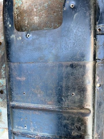 Note the lap joint between the raised rib and square opening.  The other cover is one piece; no lap joint.