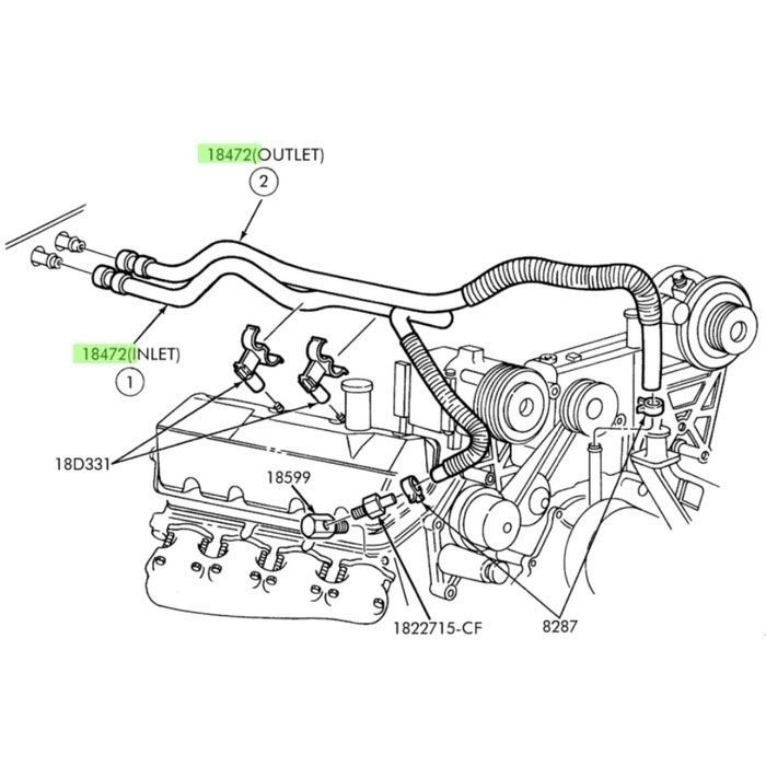 Ford 4.6 Coolant Flow Diagram