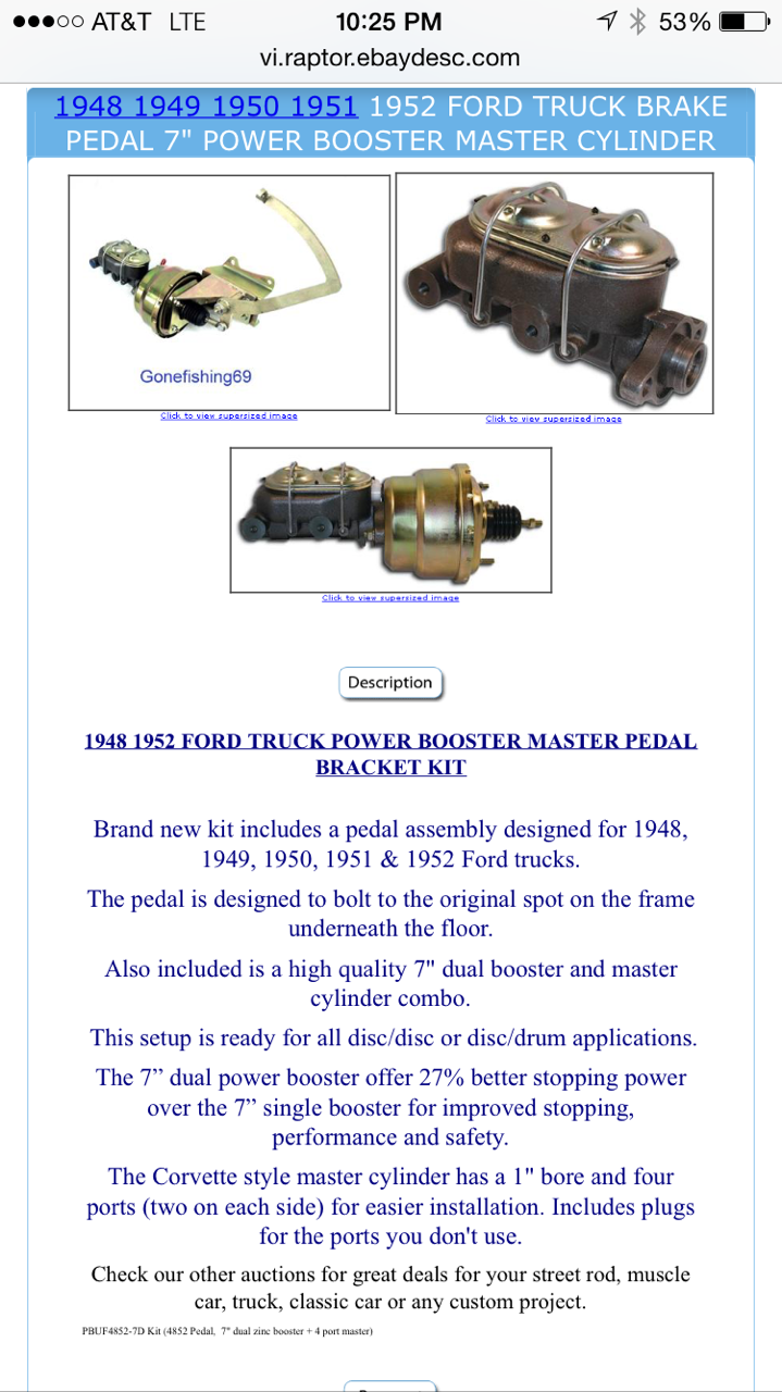 Master Cyl Brakes Upgrade Ford Truck Enthusiasts Forums