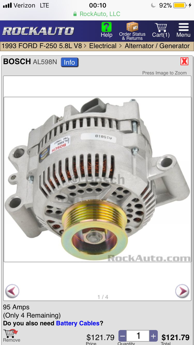 Right part? - alternator - Ford Truck Enthusiasts Forums