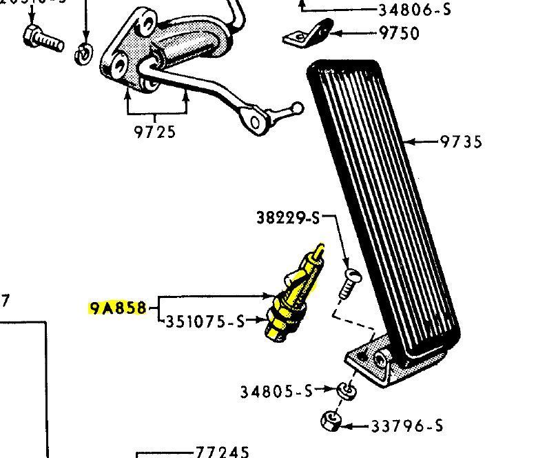 Warner OD kickdown switch Ford Truck Enthusiasts Forums