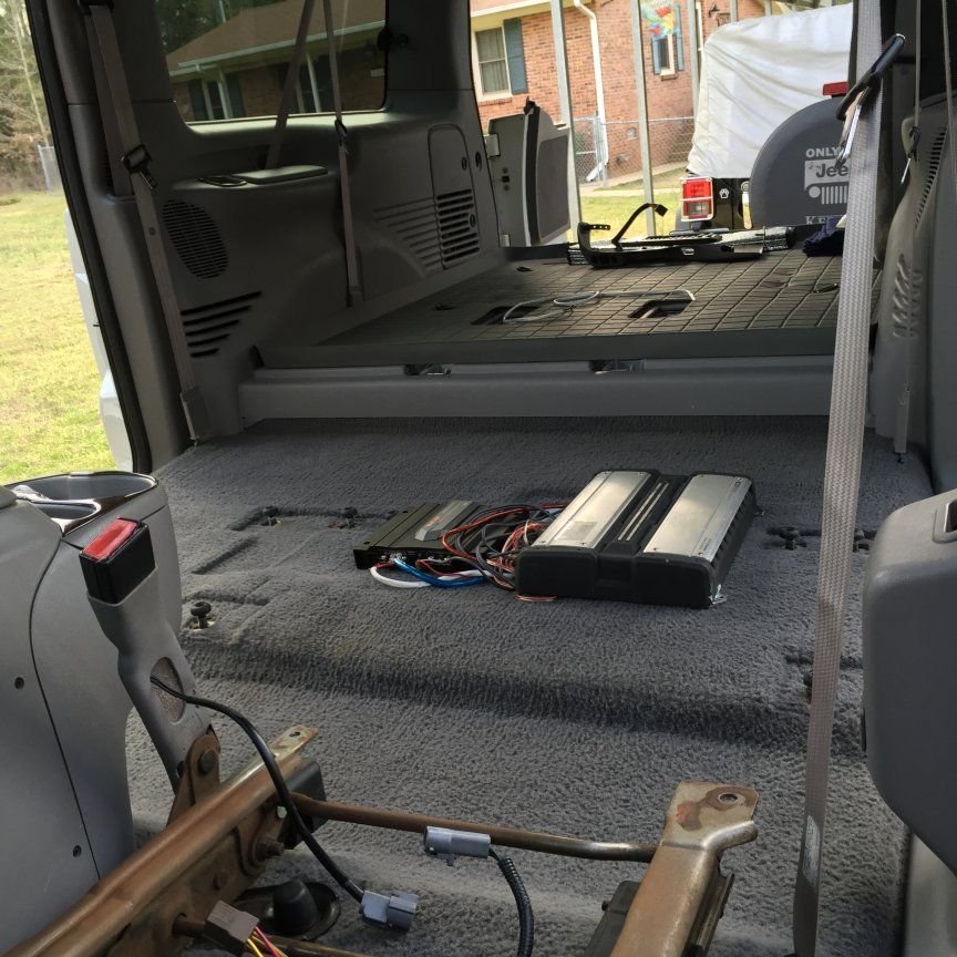 Amplifier Mounting Space Behind Rear Panels? Ford Truck Enthusiasts
